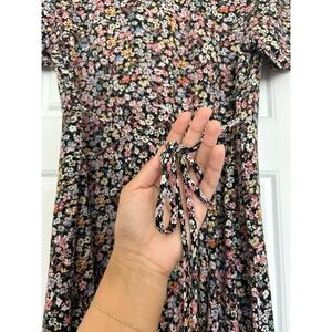 Floral Cottage Core Button-Up Dress